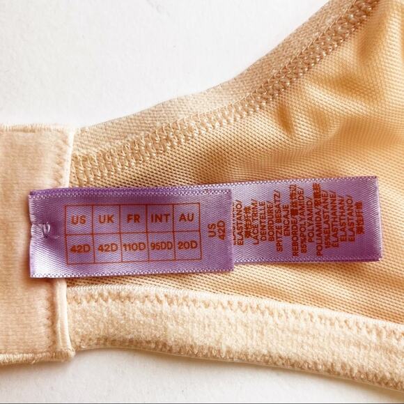 Savage x Fenty Lace T Shirt Bra Light Pink 42D - Picture 4 of 6